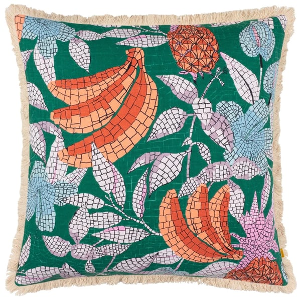 Furn Cypressa Floral Mosaic Cushion Cover