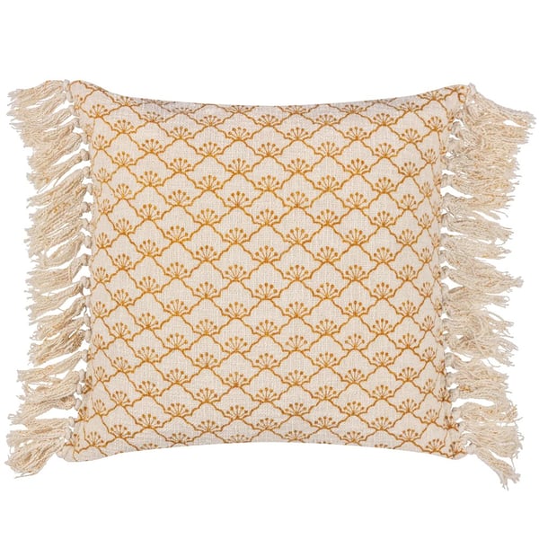 Yard Saku Fringed Blossom Cushion Cover