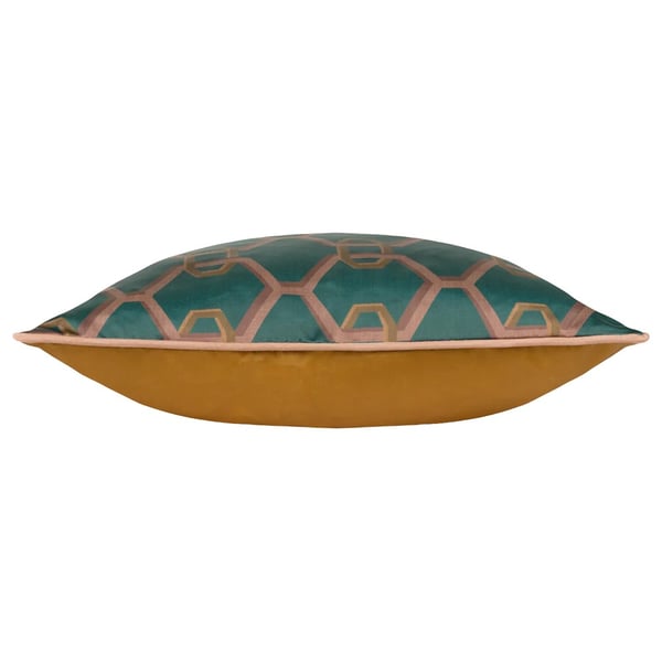 Paoletti Carnaby Satin Chain Geometric Cushion Cover