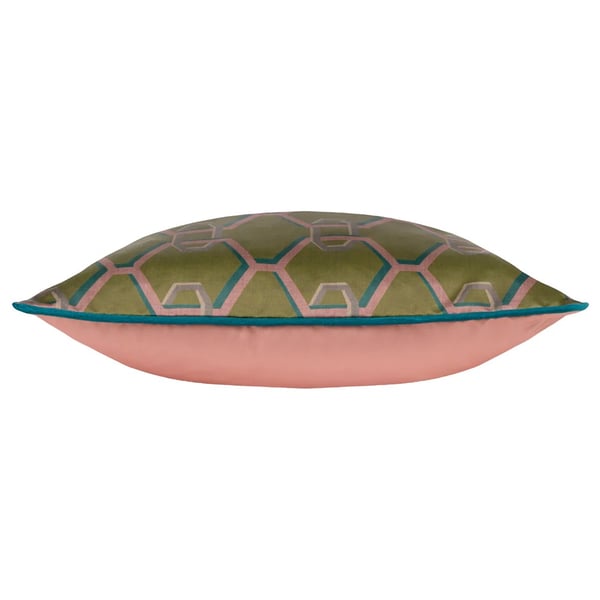 Paoletti Carnaby Satin Chain Geometric Cushion Cover