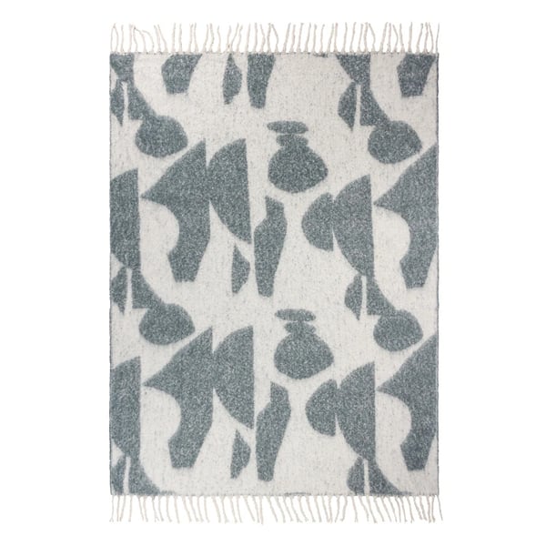 Hoem Meta Jacquard Tassel Throw