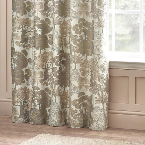 Wylder Woodlands Jacquard Floral Eyelet Curtains