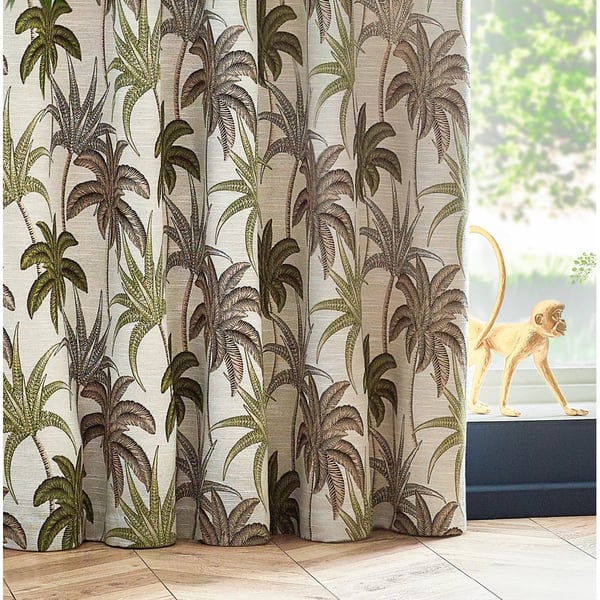 Wylder Galapagos Jacquard Eyelet Curtains