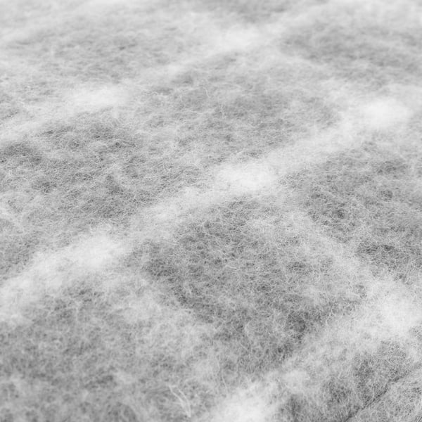 Yard Yarrow -ruudullinen tekokashmir-tyynynpäällinen