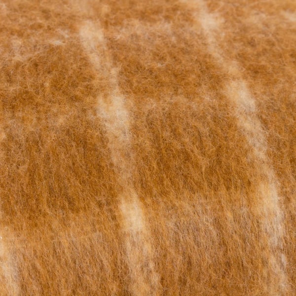 Yard Yarrow -ruudullinen tekokashmir-tyynynpäällinen