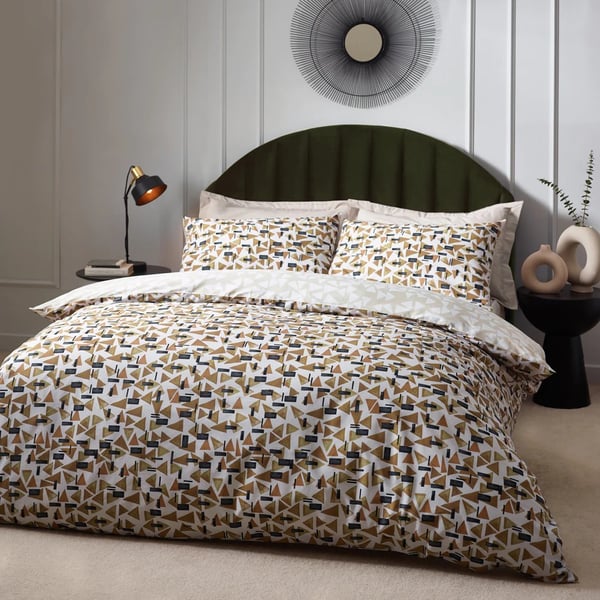 Hoem City Cotton Abstract Duvet Cover Set