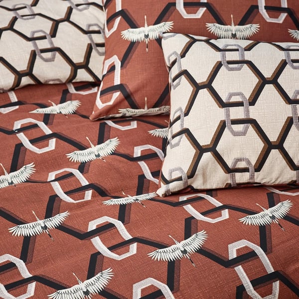 Furn Avalon Geometrinen Pussilakanasetti