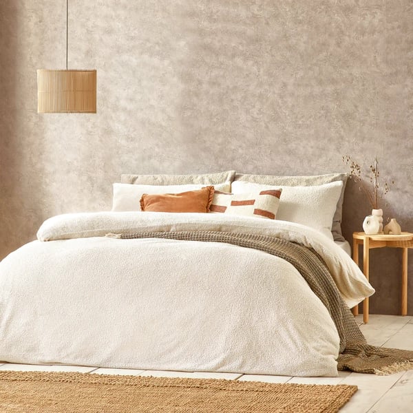 Yard Bouclé Textured Duvet Cover Set