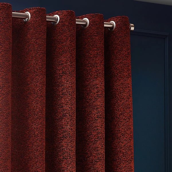 Paoletti New Galaxy Chenille Eyelet Curtains