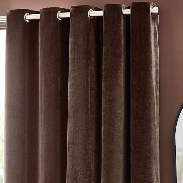 Yard Chenille Velvet Eyelet Curtains