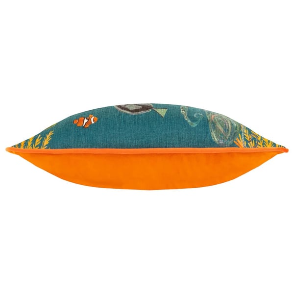 Wylder Tropics Abyss Chenille Sea Creatures Cushion Cover
