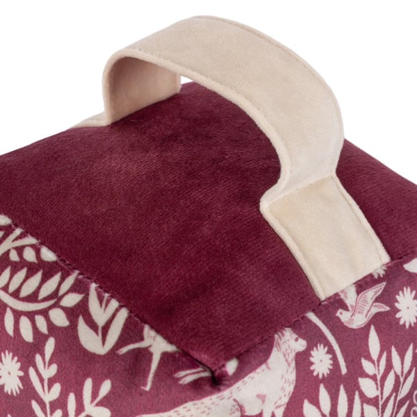 Furn Skandi Woodland Velvet Animals Doorstop