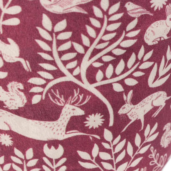Furn Skandi Woodland Velvet Animals Doorstop