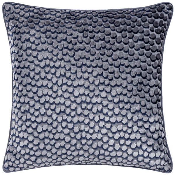 Hoem Lanzo Piped Velvet Cut Cushion Cover
