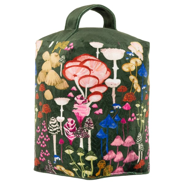 Furn Amanita Abstract Mushrooms Doorstop