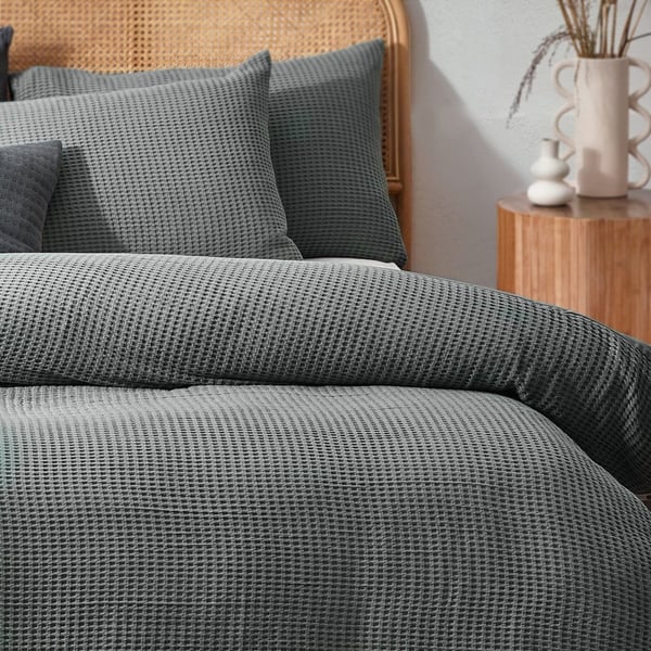 Yard Chunky Cotton Waffle Påslakanset