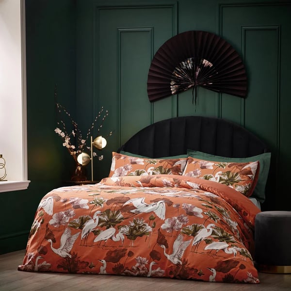 Wylder Tropics Kushiro Exotic Sateen Duvet Cover Set
