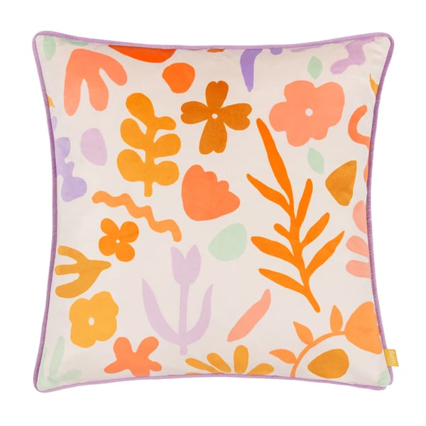 Furn Amelie Velvet Doodles Cushion Cover
