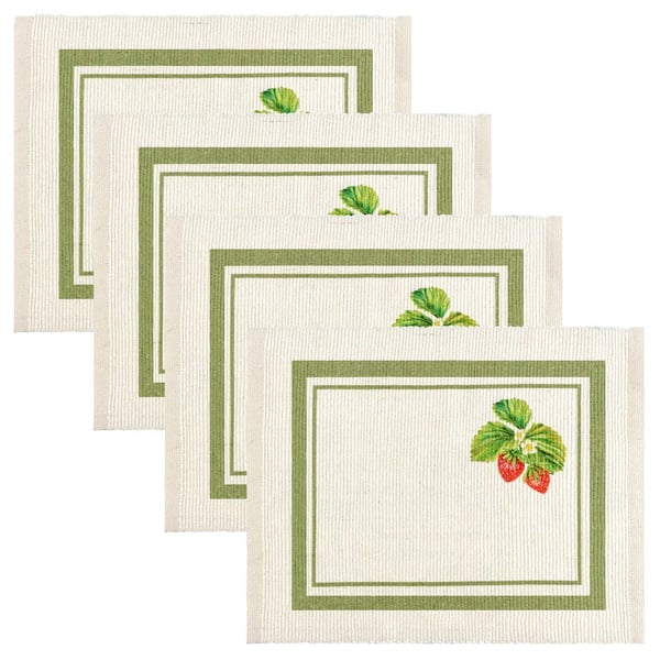 Evans Lichfield Strawberry Placemat (Pack of 4)
