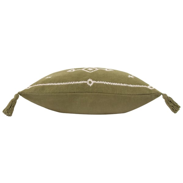 Yard Folis Embroidered Cushion Cover