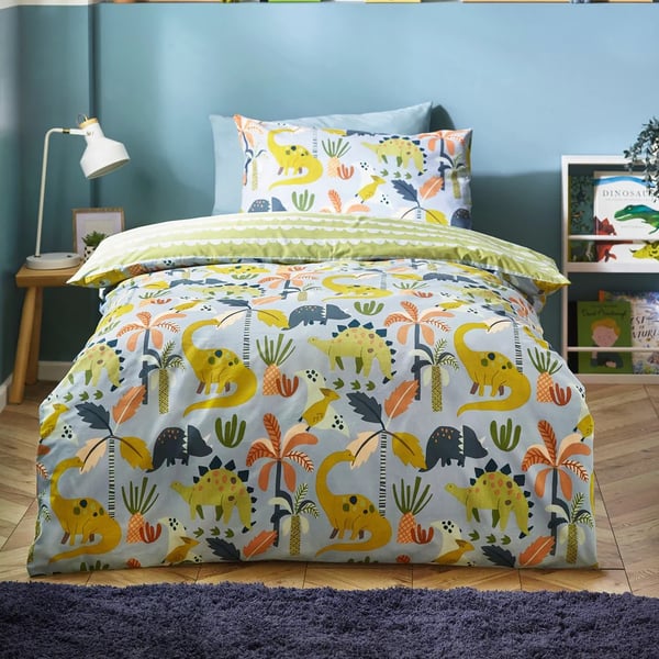 Little Furn Dinos Scandi Duvet Cover Set