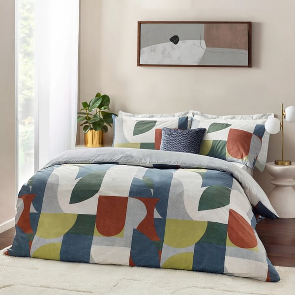 Hoem Siresa Geometric Duvet Cover Set Hoem Siresa Geometric Duvet Cover Set