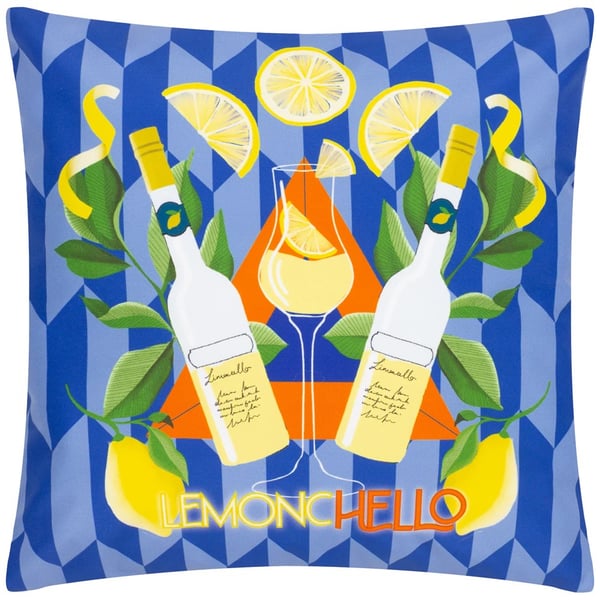 Furn Limoncello Abstract Outdoor Cushion Cover