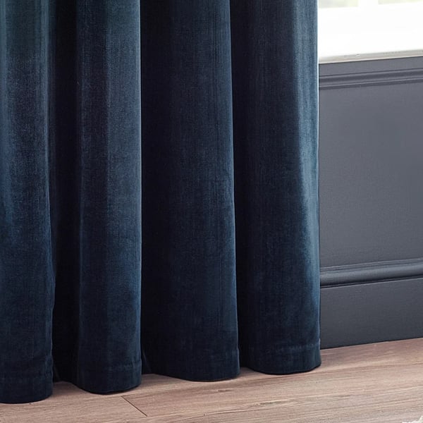 Yard Chenille-samettiset rengasverhot