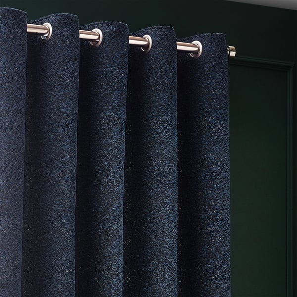 Paoletti New Galaxy Chenille Eyelet Curtains