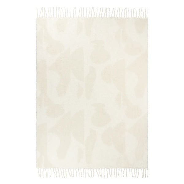 Hoem Meta Jacquard Tassel Throw