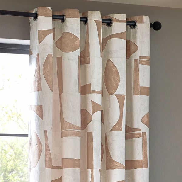 Hoem Carro Abstract Eyelet Curtains