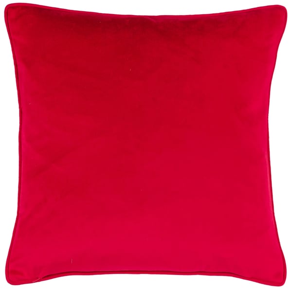Furn Ditsy Festive Piped Velvet Reindeer Cushion Cover