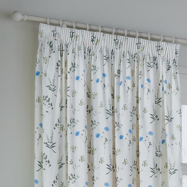 Wylder Lined Meadow Pencil Pleat Curtains