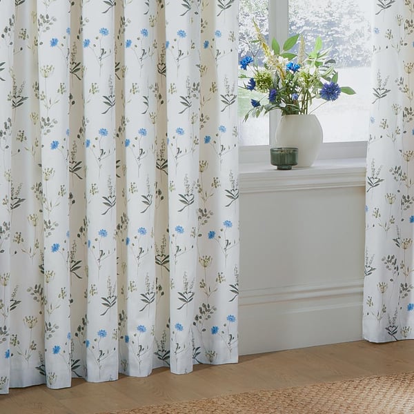 Wylder Lined Meadow Pencil Pleat Curtains