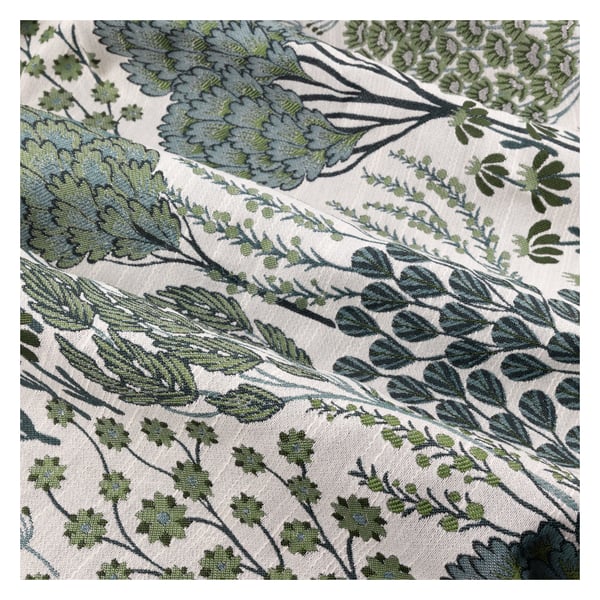 Wylder Ophelia Lined Floral Pencil Pleat Curtains