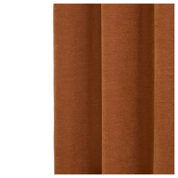 Furn Chenille Lined Pencil Pleat Curtains