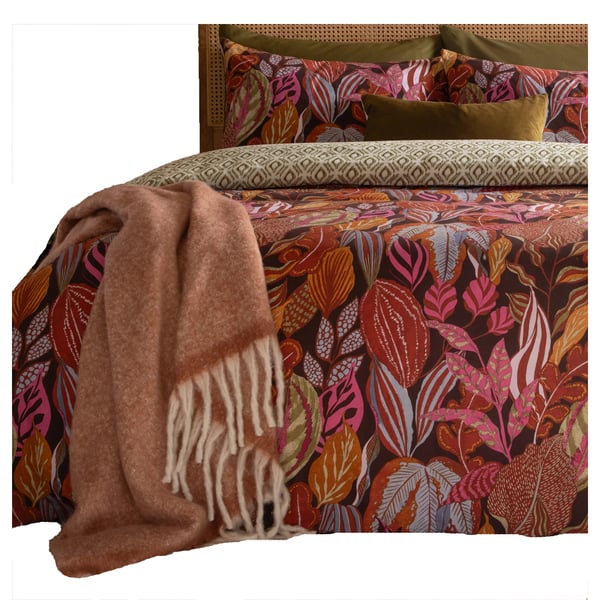 Furn Ultimate Reversible Velvet Printed Duvet Cover Set