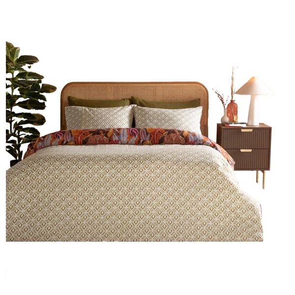 Furn Ultimate Reversible Velvet Printed Duvet Cover Set