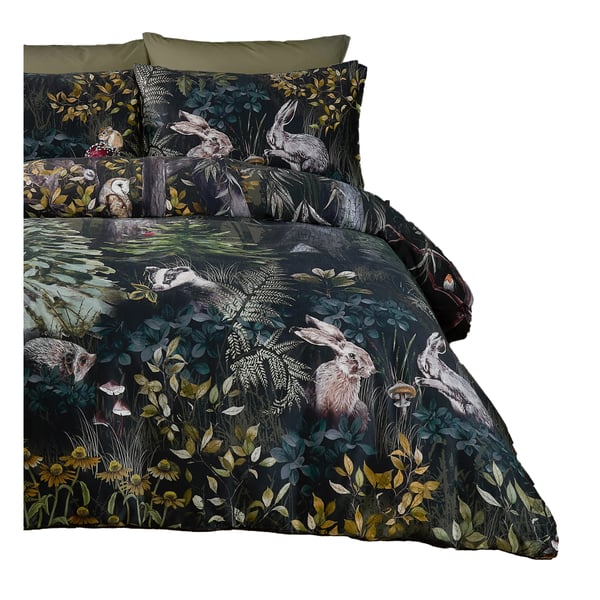 Paoletti Reversible Cotton Sherwood Duvet Cover Set