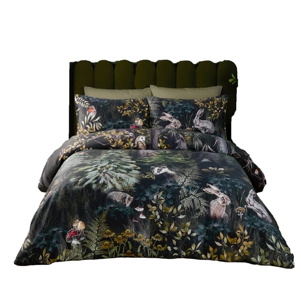 Paoletti Reversible Cotton Sherwood Duvet Cover Set