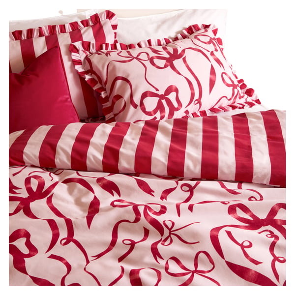 Furn Lavieen Bows Reversible Duvet Cover Set