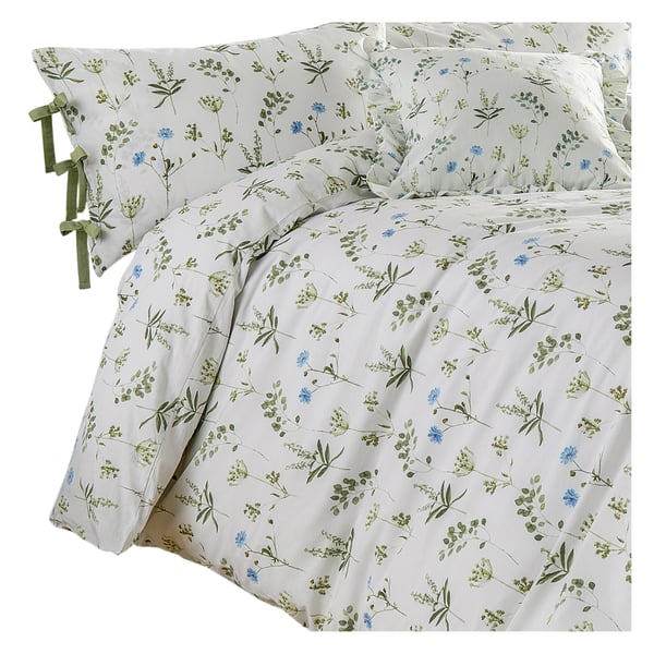 Wylder Reversible Cotton Meadow Floral Duvet Cover Set