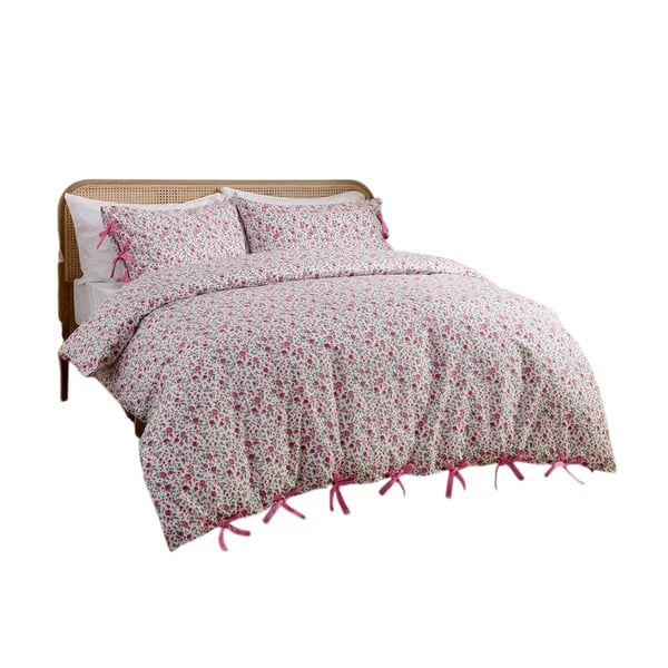 Wylder Hannah Reversible Cotton Floral Duvet Cover Set