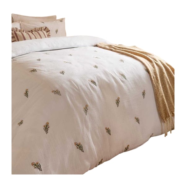 Wylder Josephine Reversible Embroidered Duvet Cover Set