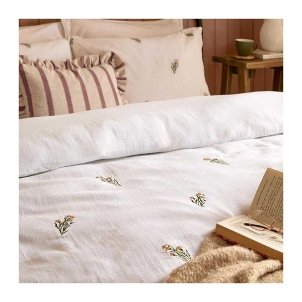 Wylder Josephine Reversible Embroidered Duvet Cover Set