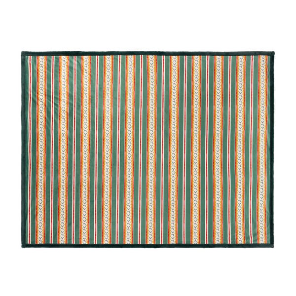 Furn All Wrapped Up Velvet Striped Throw