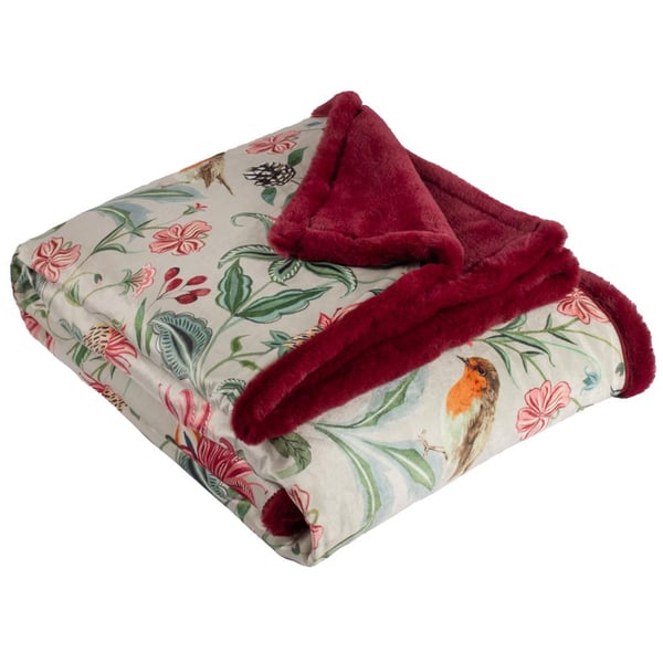 Wylder Beatrice Velvet Floral Throw