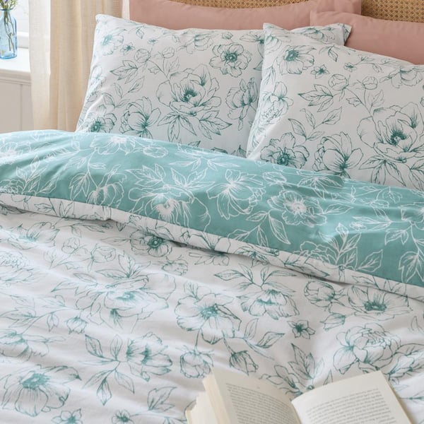 Wylder Bella Reversible Floral Duvet Cover Set