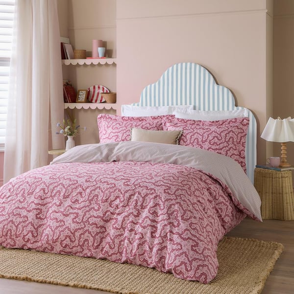 Wylder Brianna Reversible Cotton Floral Duvet Cover Set