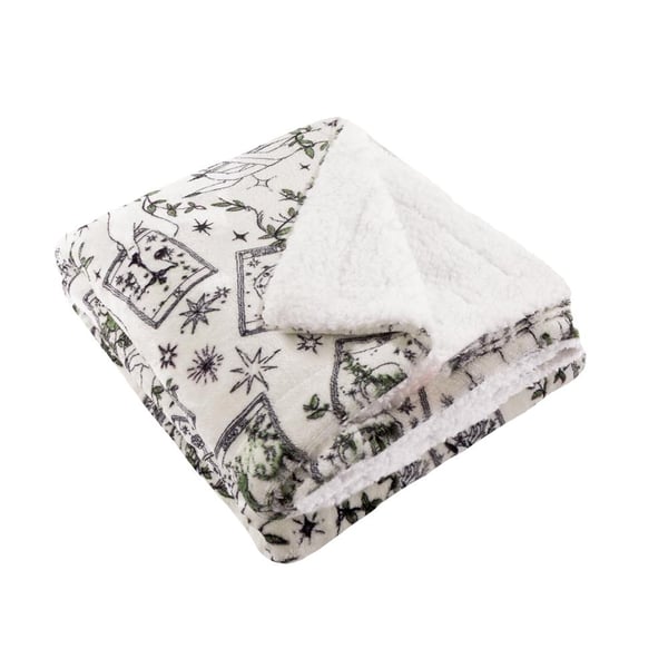 Furn Celestial Stories Sherpa Fleece Throw